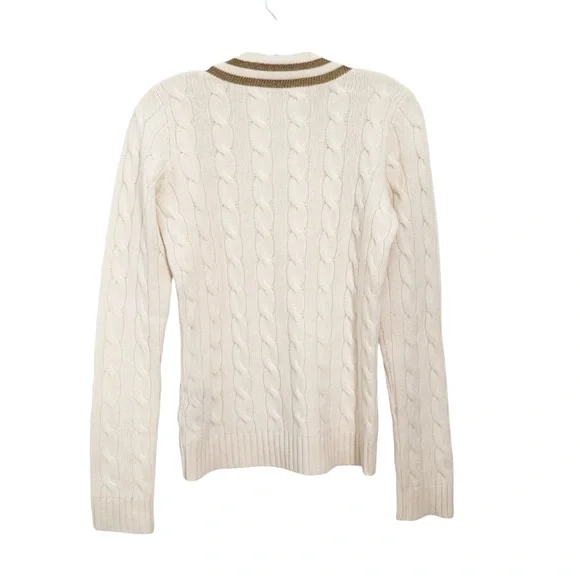 Ralph Lauren Black Label Cable Knit Cashmere Sweater - Picture 2 of 7